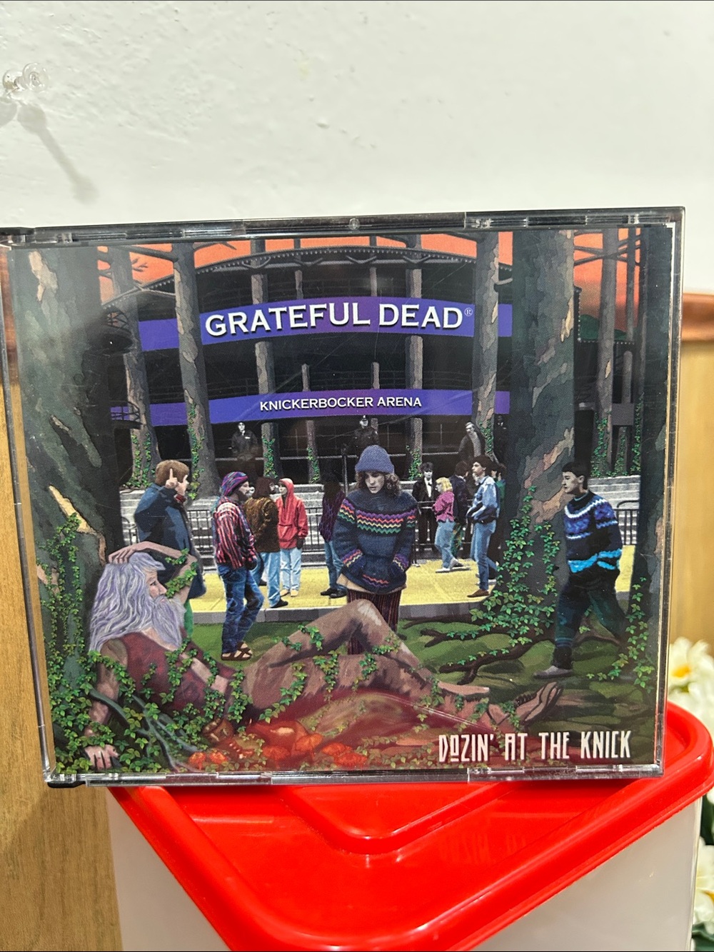 Grateful Dead CD Knickerbocker Arena with Purple, Green, Orange Artwork